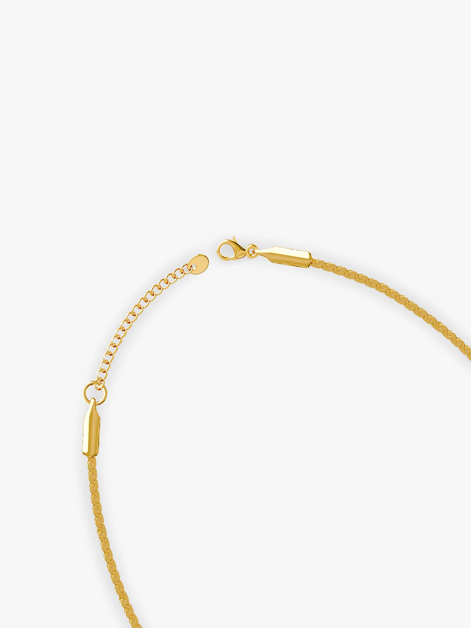 Soft Crush Gold Plated Pendant with Link Chain - Image 4