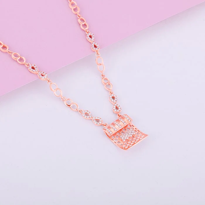 Rose Gold Endless Romance Necklace - Image 2
