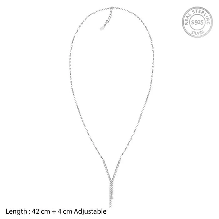 Silver Collide Necklace - Image 4