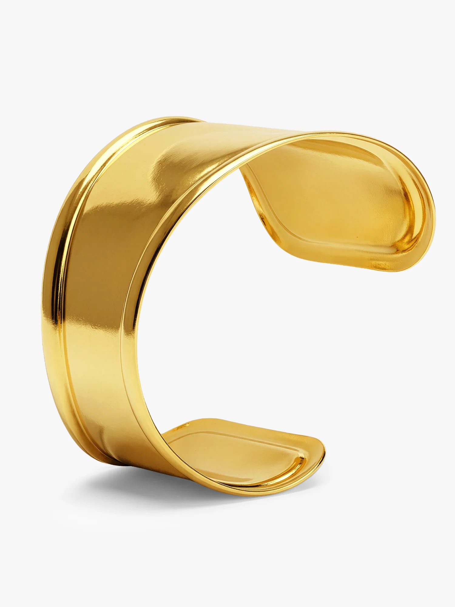 Thick Girl Gold Plated Cuff Bracelet - Image 4