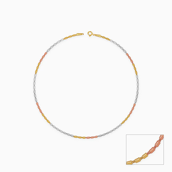 Triple Tone Bonded Anklet - Image 3