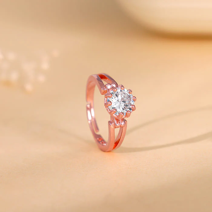 Rose Gold Pure Grace Ring - Image 2