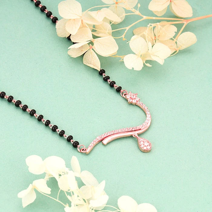 Rose Gold Eternal Tie Mangalsutra - Image 2