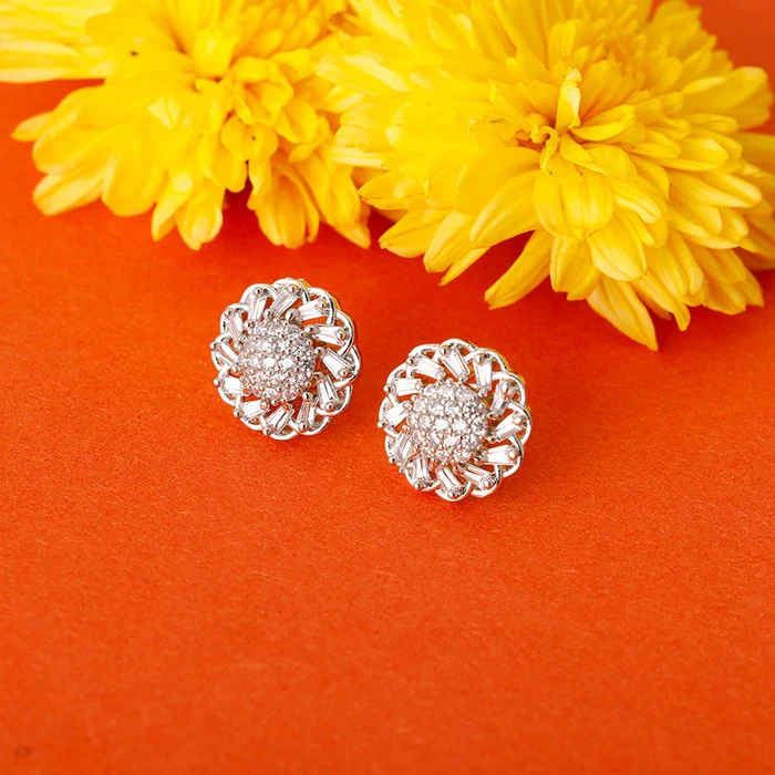 Silver Spinning Firework Earrings - Image 2