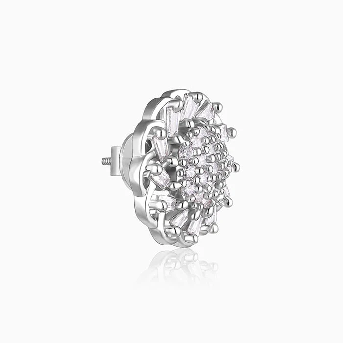Silver Spinning Firework Earrings - Image 5